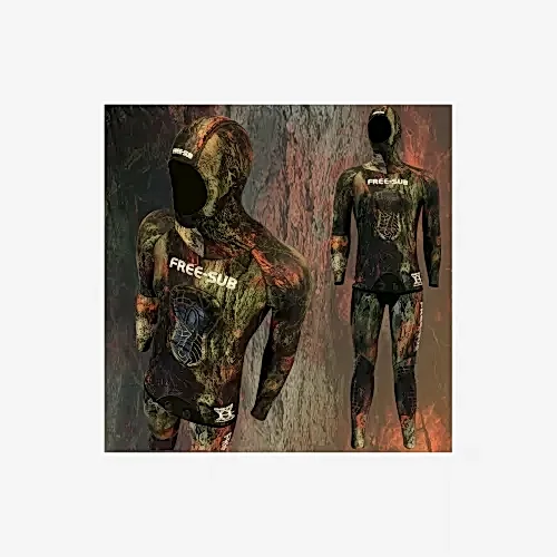 Free-Sub 7mm Aspendos Yamamoto Avcı Serbest Dalış Elbisesi